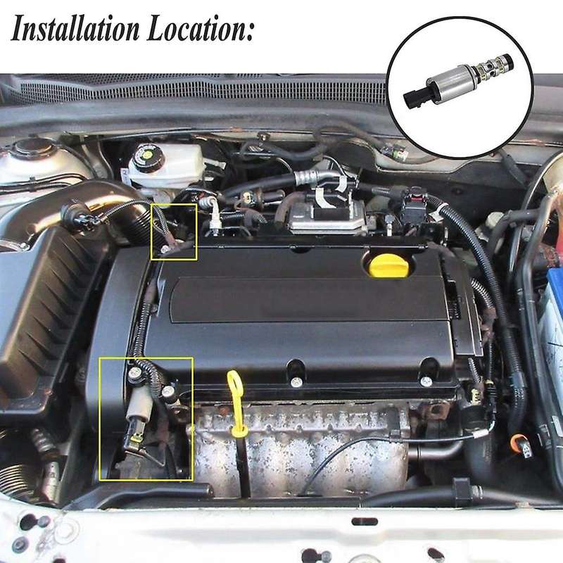 2pcs Engine Oil Control Variable Valve Timing Vvt Solenoid