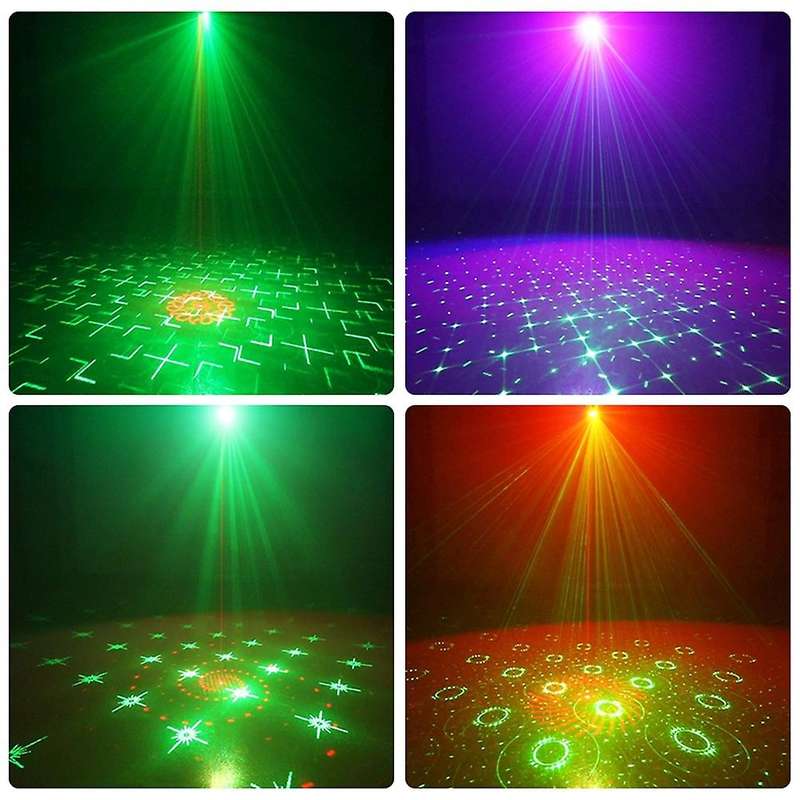 6 Hole Led Disco Light 128 Pattern Projector