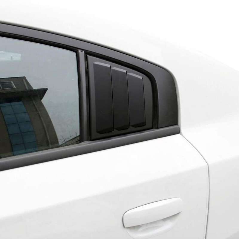 For Dodge Car Rear Side Window Shutters Blinds Quarter Louver