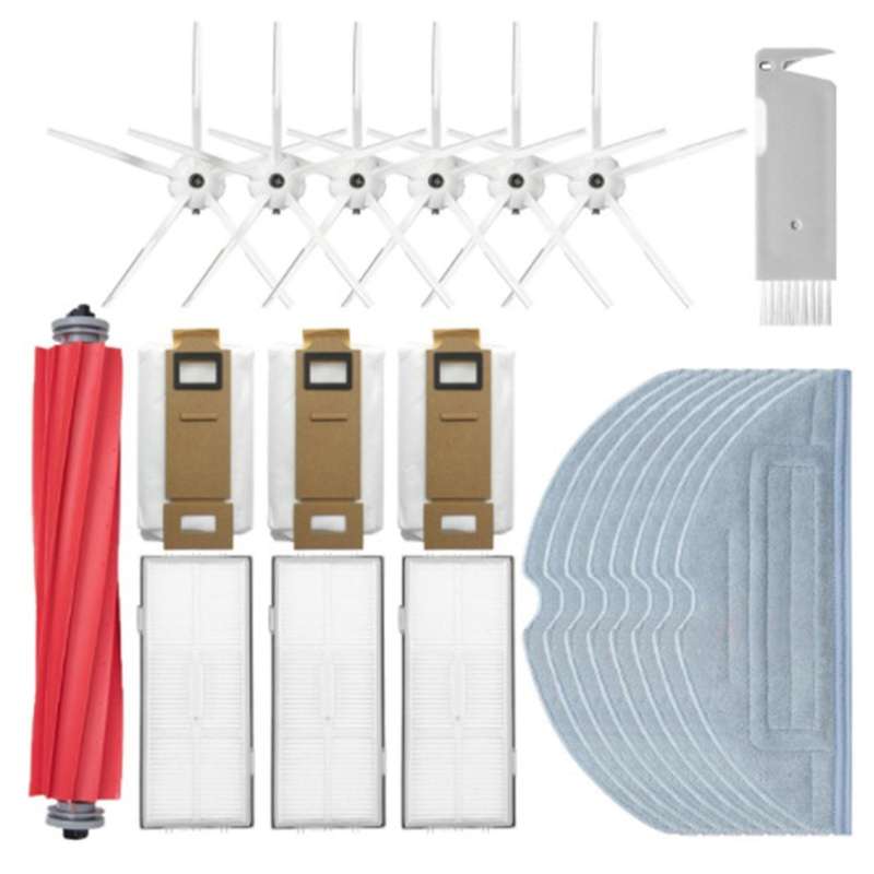 Main Brush Filter Side Brush Dust Bag for Xiaomi Roborock S7 T7plus