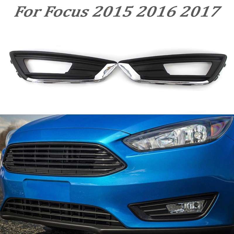Front Bumper Side Air Vent Lamp Intake Frame Bezel Cap Trim