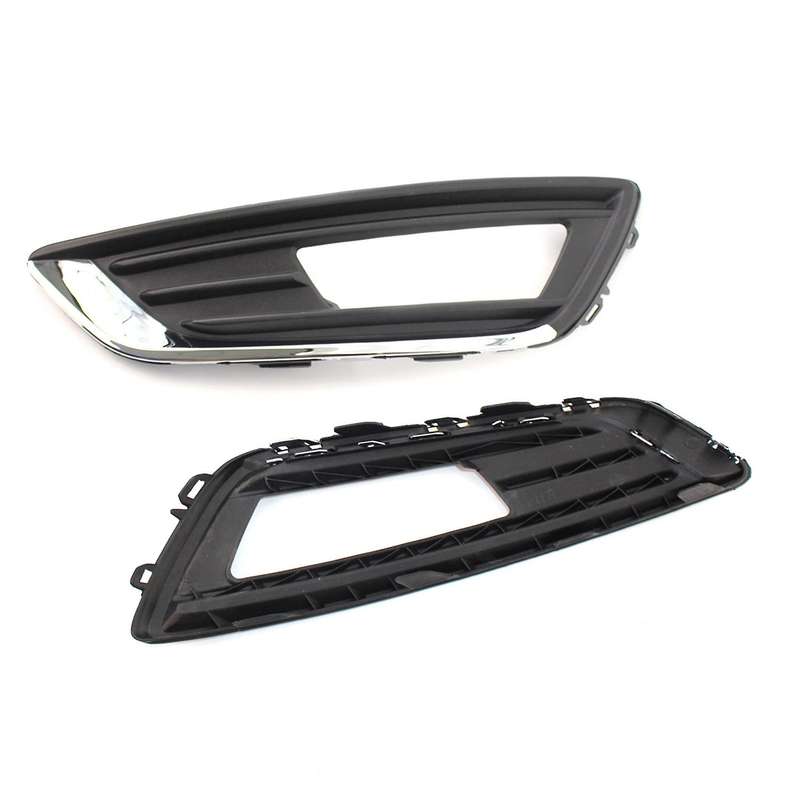 Front Bumper Side Air Vent Lamp Intake Frame Bezel Cap Trim