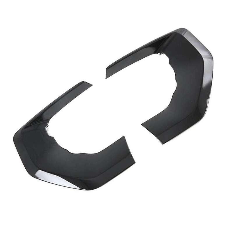 Glossy Black Front Bumper Spoiler Covers Trim for Kia Mohave 20-22