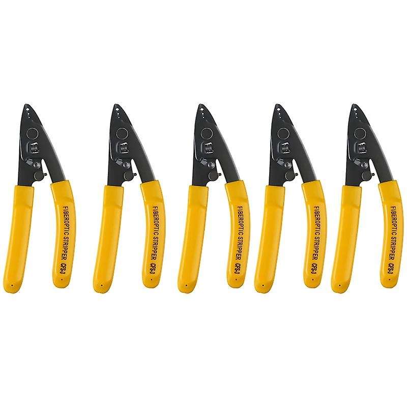 5pcs Cfs-3 Three-port Fiber Optical Stripper/ Pliers Ftth Tools