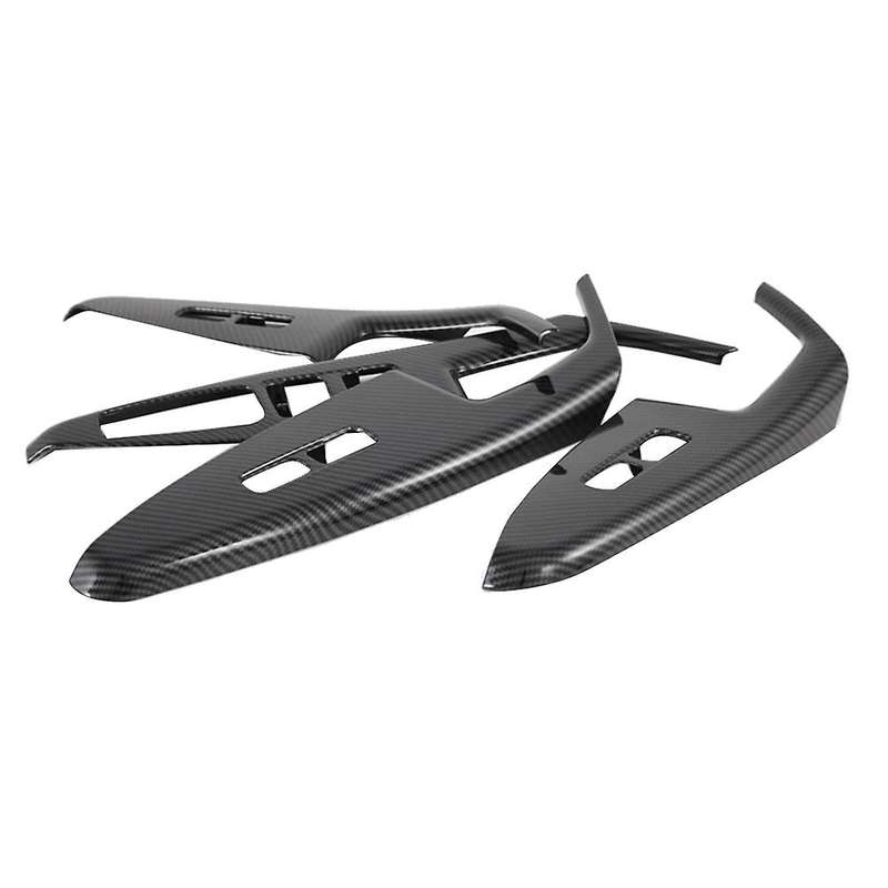 Carbon Fiber Car Window Glass Switch Cover Decoration for Kia K7