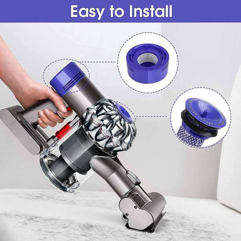 14 Pcs Suitable for Dyson V7 V8 Cleaner Front and Rear Filter Set