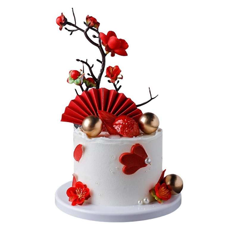6inch Silicone Cake Model Embryo Birthday Cake Window Display (f)