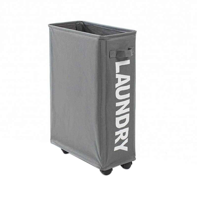 Oxford Laundry Basket with Wheels Multi-functional Corner Slim-c