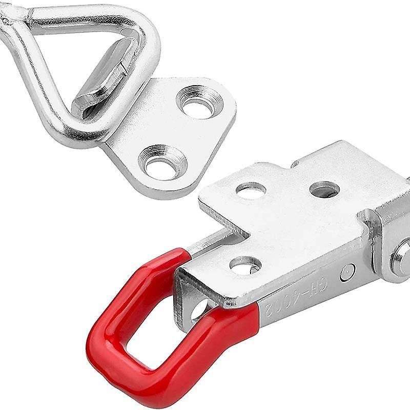 10pcs Adjustable Toggle Clamp, Gh-4002 Lockable Quick Release Latch