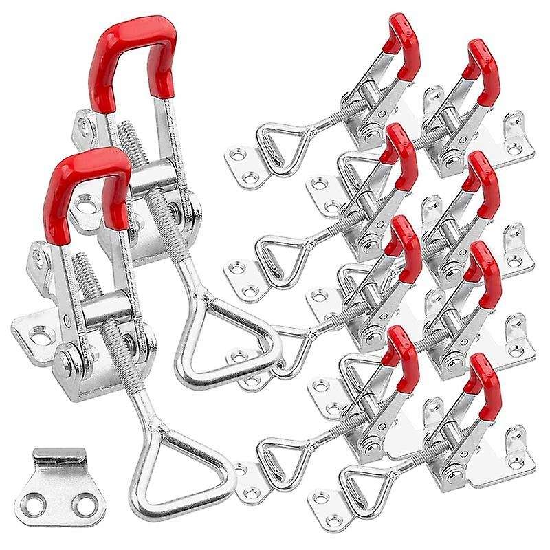 10pcs Adjustable Toggle Clamp, Gh-4002 Lockable Quick Release Latch