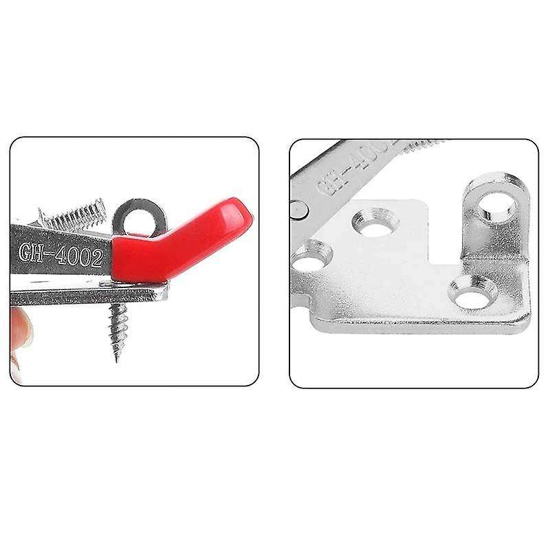 10pcs Adjustable Toggle Clamp, Gh-4002 Lockable Quick Release Latch