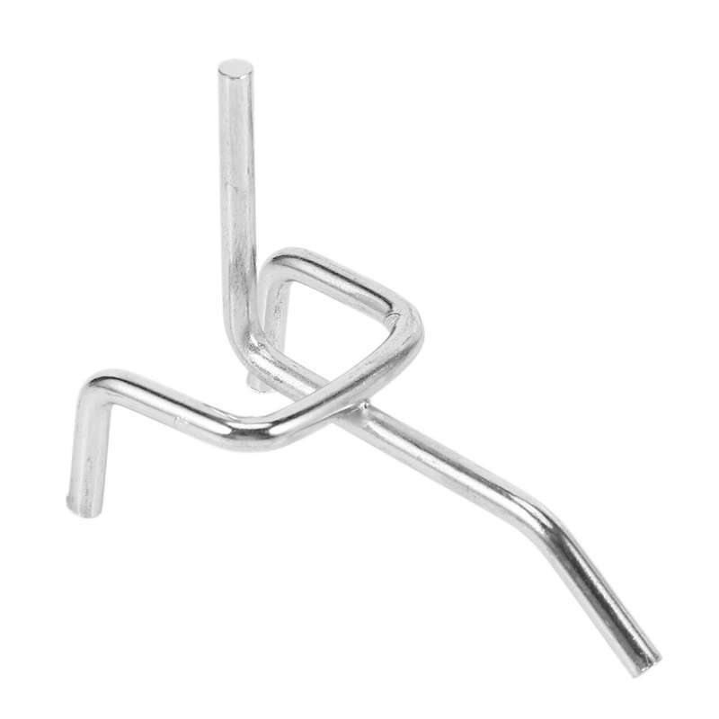 100pcs Durable Carbon Steel Practical Pegboard Hooks Hanging Tool