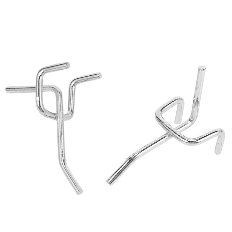 100pcs Durable Carbon Steel Practical Pegboard Hooks Hanging Tool