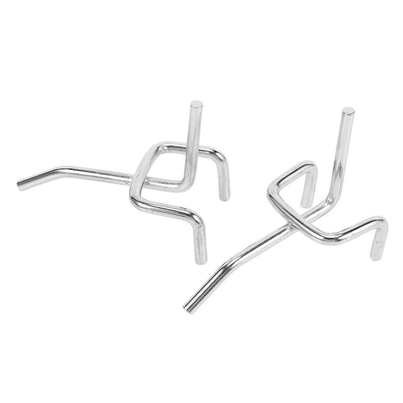 100pcs Durable Carbon Steel Practical Pegboard Hooks Hanging Tool