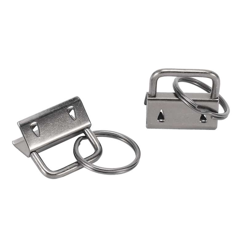 100 Pcs Wristlet Hardware, 1 Inch Key Fob Hardware for Keychain