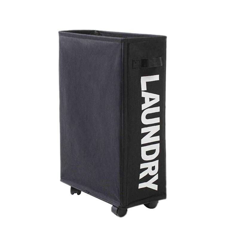Oxford Laundry Basket with Wheels Multi-functional Corner Slim-a