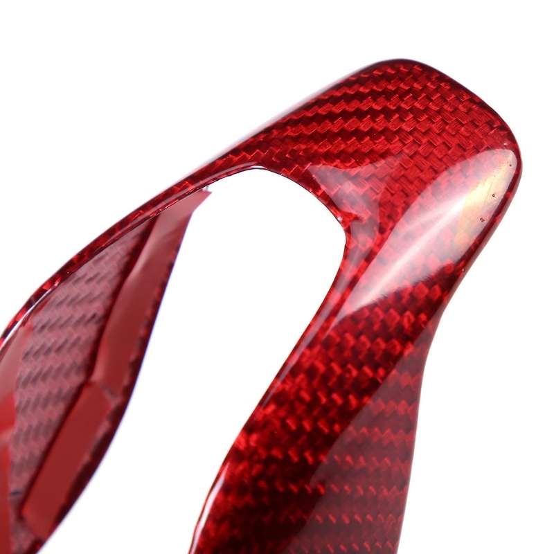 Fit for Ford Edge 15-18 Real Carbon Fiber Gearshift Head Trim Cover