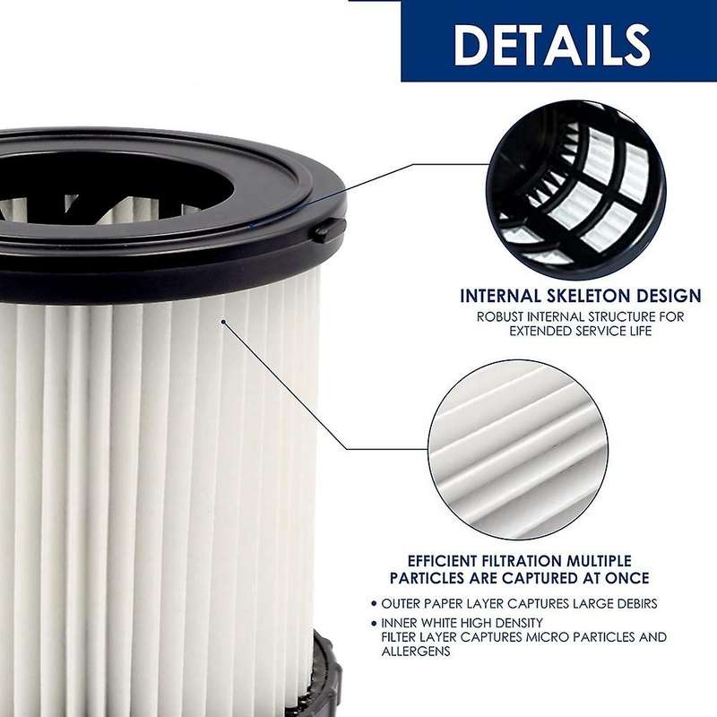 Hepa Filter for Dcv5801h Wet Dry Vacuum Cleaner Accessories Washable