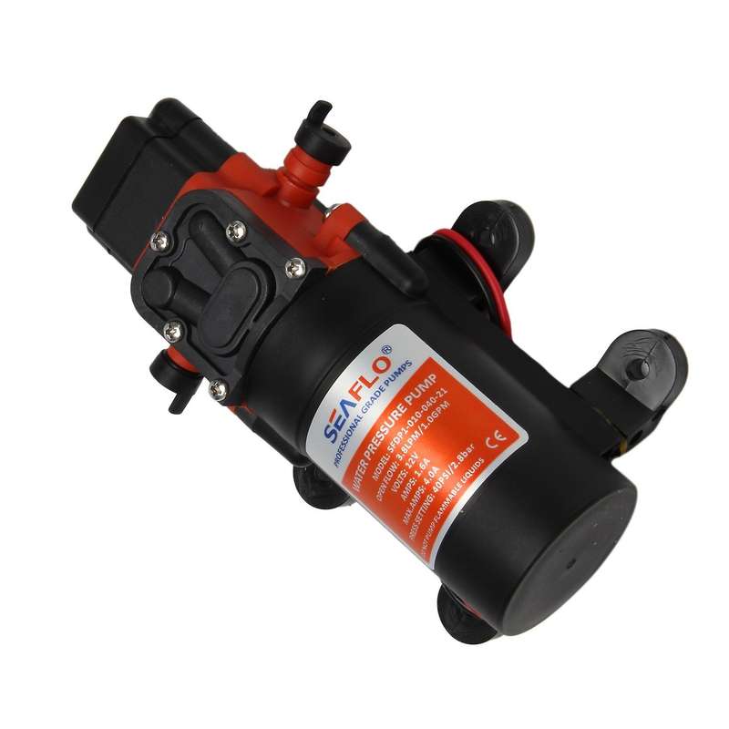 Seaflo 12v Water Pressure Diaphragm Pump 3.8 Lpm 1.0 Gpm 40 Psi
