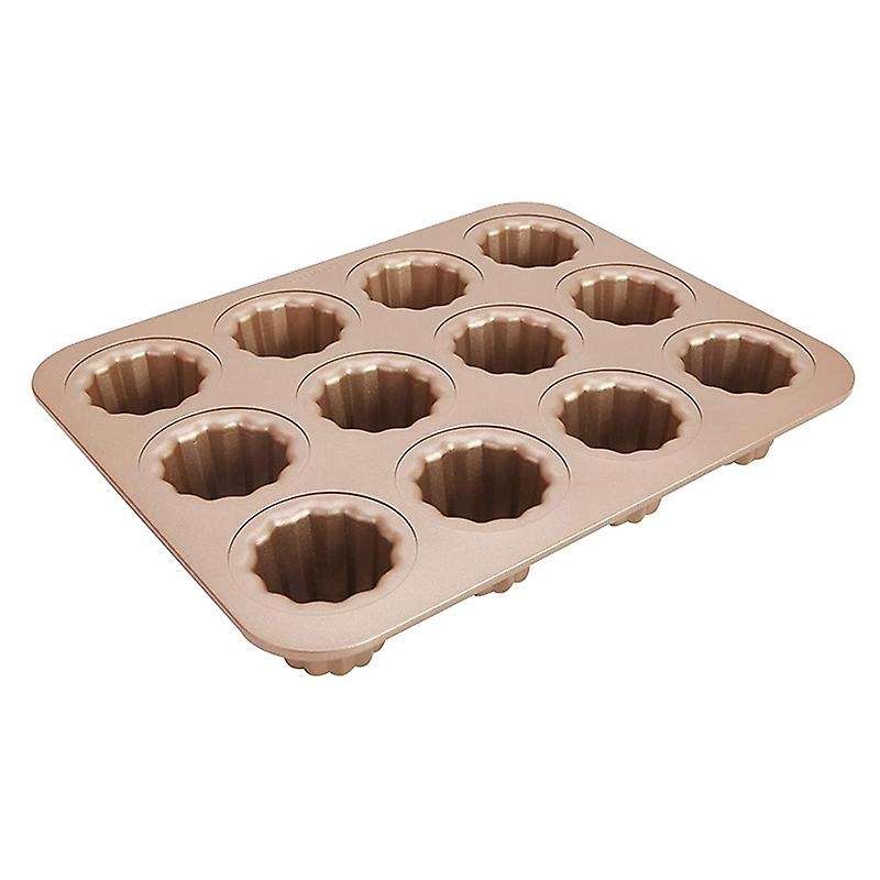 Nonstick Canele Molds for Oven Baking Mini Bordelais Fluted Cake