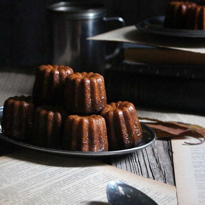 Nonstick Canele Molds for Oven Baking Mini Bordelais Fluted Cake