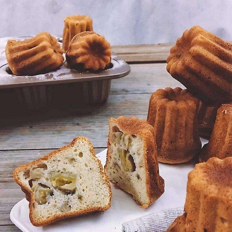 Nonstick Canele Molds for Oven Baking Mini Bordelais Fluted Cake