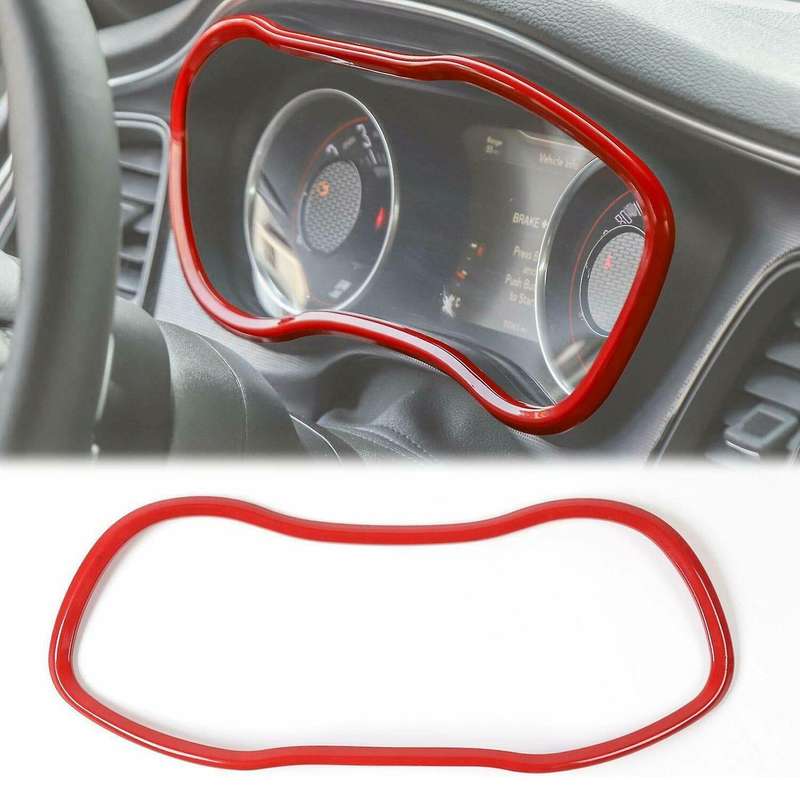 Interior Dashboard Frame Cover Trim for Dodge Challenger 2015-2019