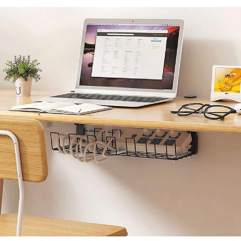 Under Desk Wire Storage Rack Under Desk Cable Under Table Storage