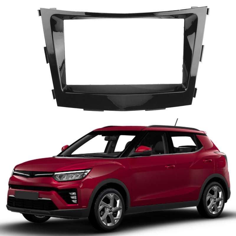 7 Inch Car Fascia for Ssang Yong Tivoli 2015+ 2din Mount Frame Kit