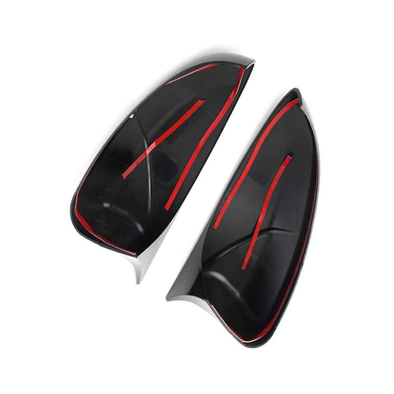 Abs Gloss Black Rearview Mirror Housing Side Mirror Cover Trim