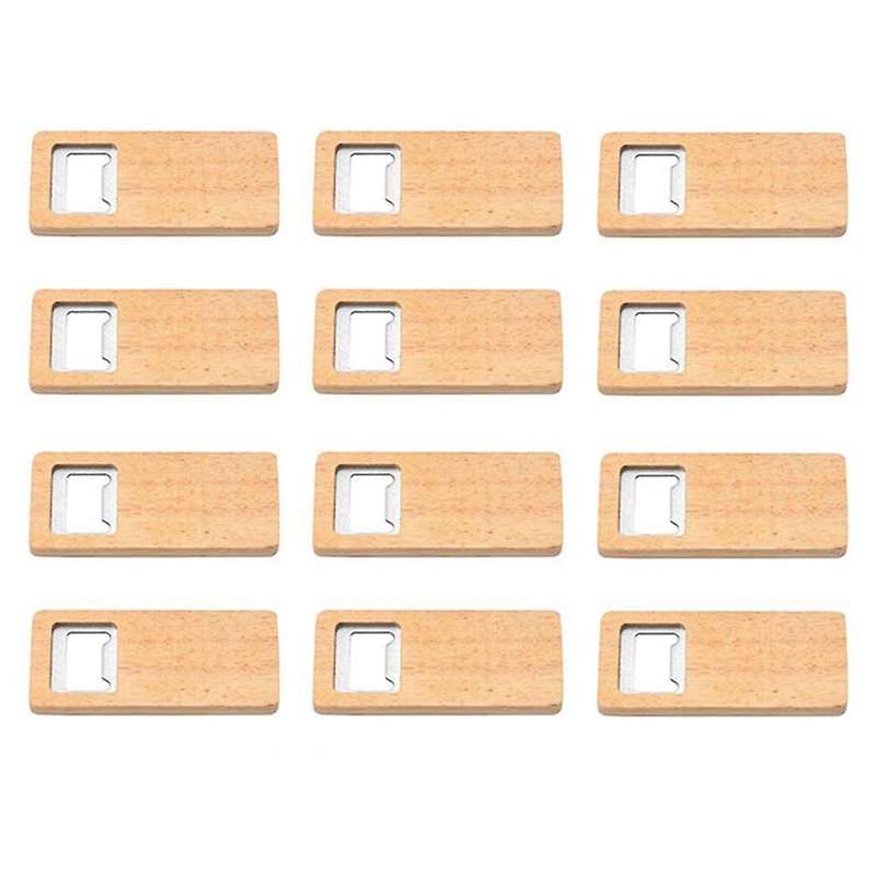 12pcs Wooden Handle Corkscrew Stainless Steel Openers Bar Party Gift