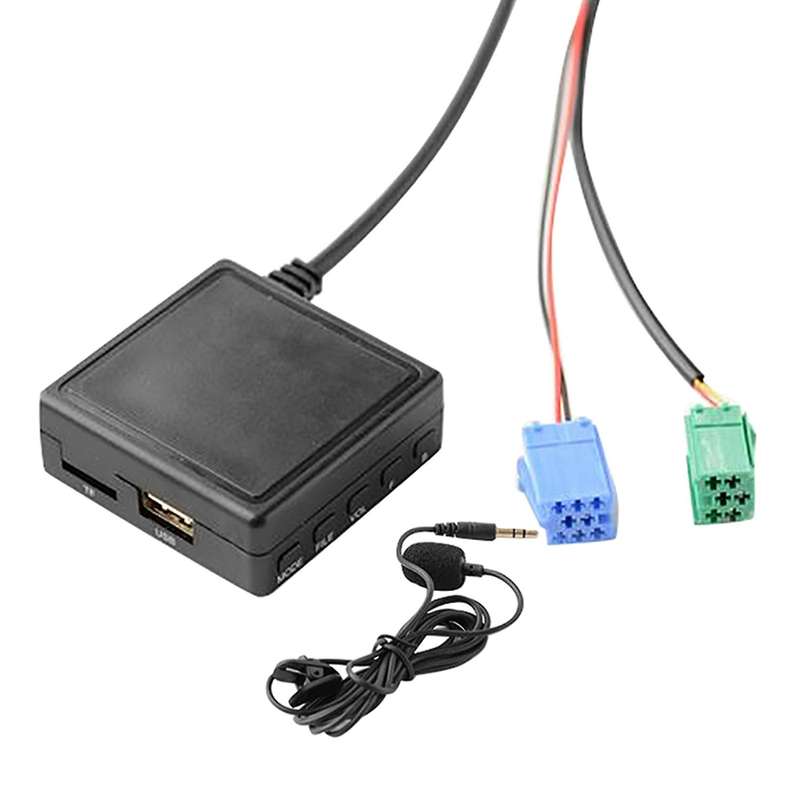 Car Bluetooth Module 6 Pin Aux Tf Usb Adapter Wireless Radio Player