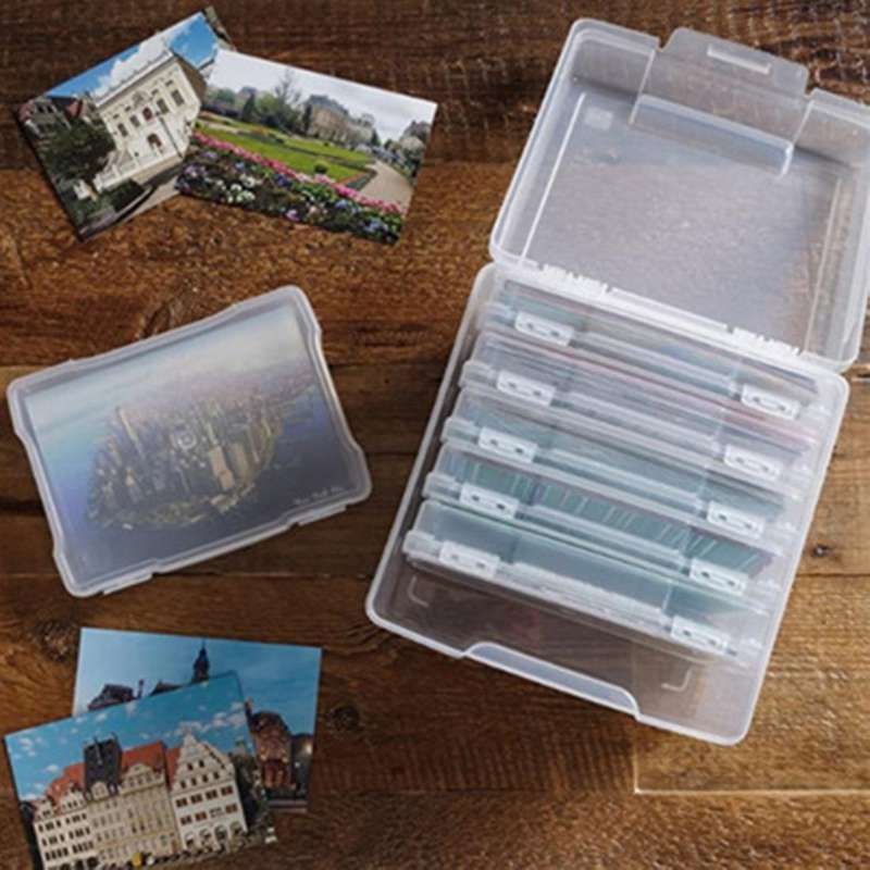 5x7 Inch Photos Cases and Clear Craft Keeper with Buckle Design A