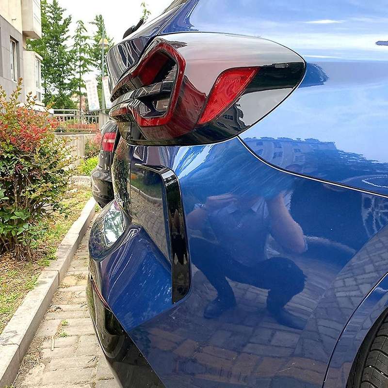 Glossy Black Rear Bumper Spoiler Air Vent Trim For-bmw X3 G02 M 2022+