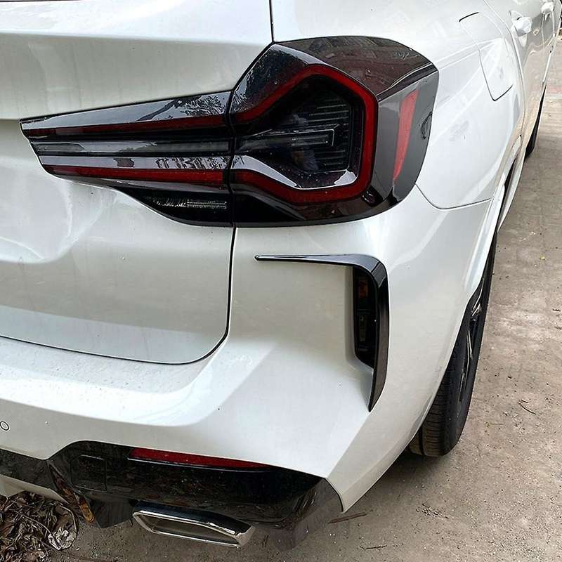 Glossy Black Rear Bumper Spoiler Air Vent Trim For-bmw X3 G02 M 2022+