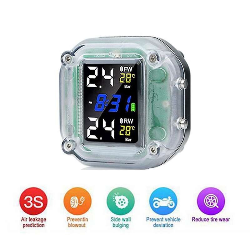 Motorcycle Tpms Sensor Motor with 2 External Sensors