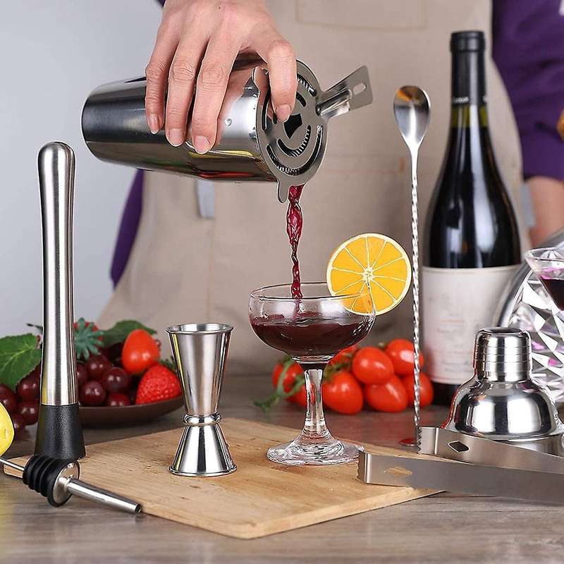 Cocktail Making Set, with Bar Accessories Stainless Steel for Home