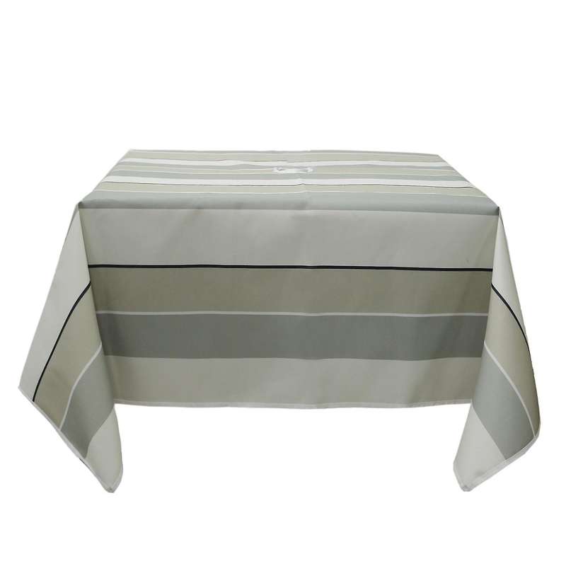 Outdoor Tablecloth Waterproof with Zipper Umbrella Hole 60 X 60 Inch
