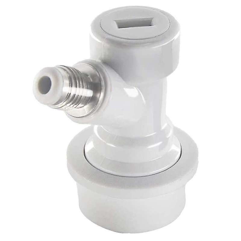 4 Pcs Ball Lock Keg Disconnect Set, 1/4 Mfl with 5/16inch Hose Clamps