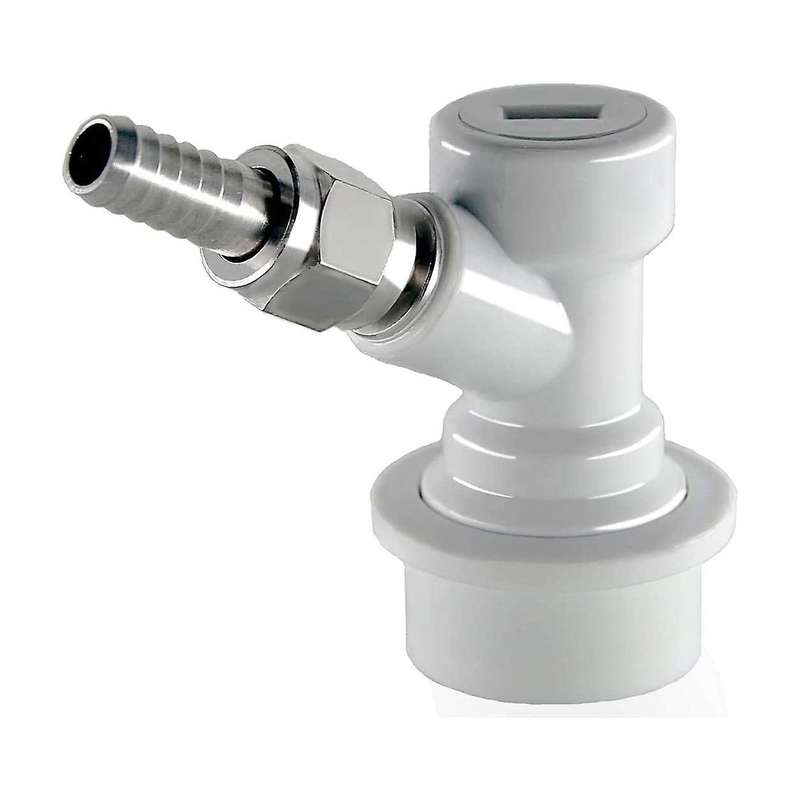4 Pcs Ball Lock Keg Disconnect Set, 1/4 Mfl with 5/16inch Hose Clamps