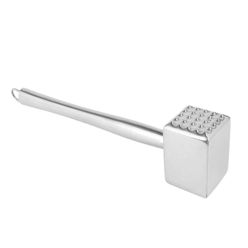 Stainless Steel Steak Tenderizer Practical Meat Hammer Pounder