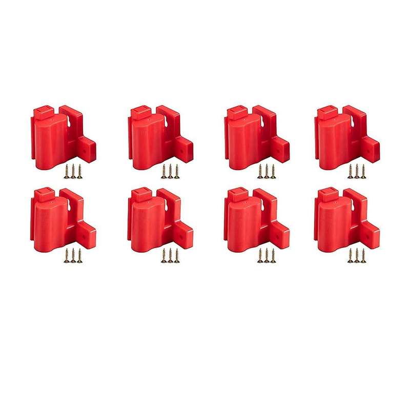 8pcs Wall Mount Machine Electric Tool Holder Bracket Fixing Devices