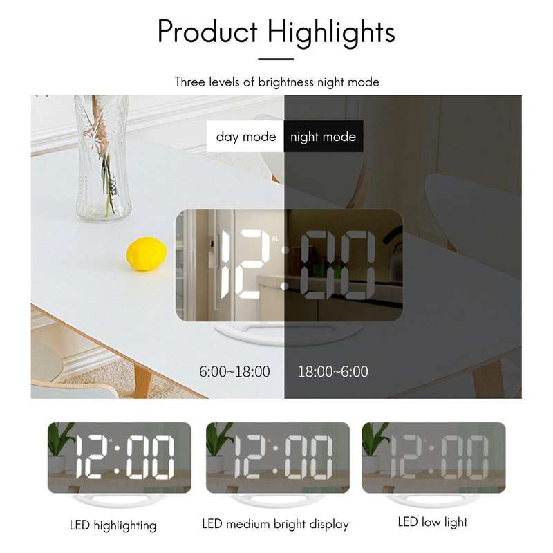 Loud Vibrating Alarm Clock for Heavy Sleepers Adults Deaf