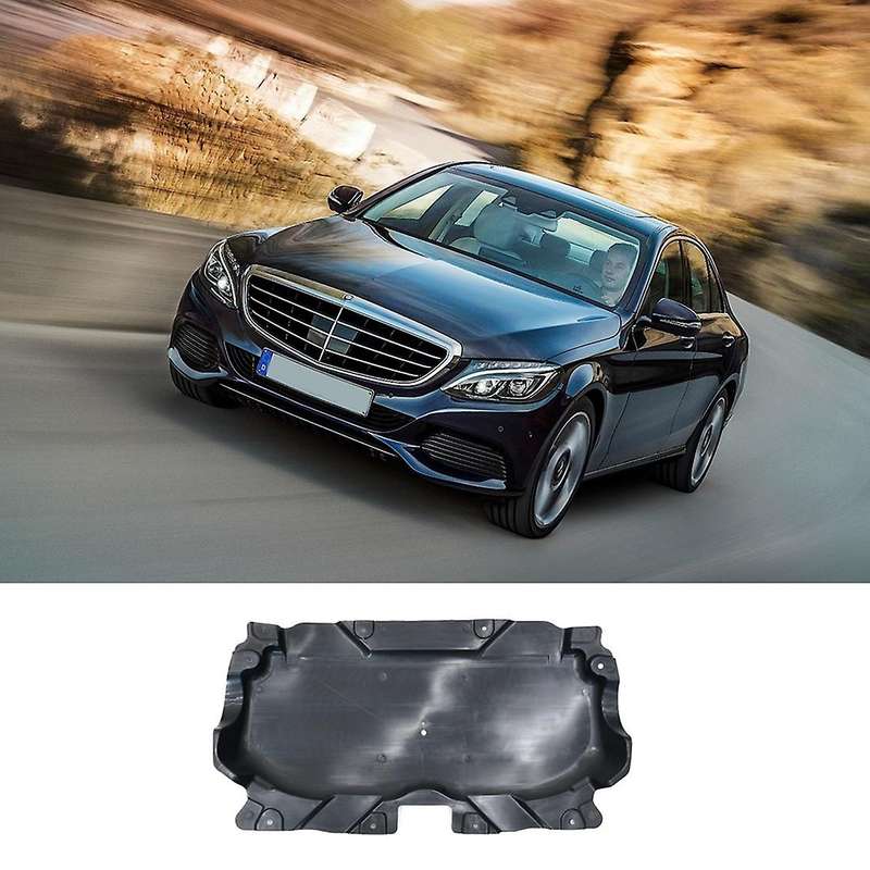 Car Engine Guard Front Bumper Baffle for Benz W205 C180 C200 Black