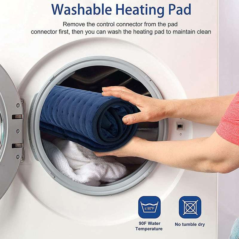 Electric Heating Pad with 6 Heat Settings,30 X 60cm Eu Plug