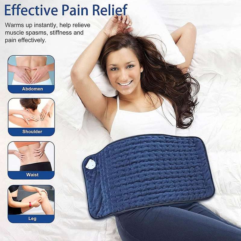 Electric Heating Pad with 6 Heat Settings,30 X 60cm Eu Plug