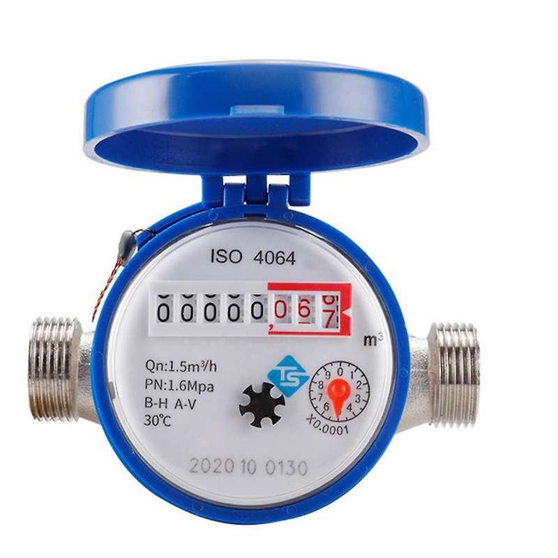 Tss3002e Bsp Water Meter 1/2 Mechanical Cold Water Gauge for Home