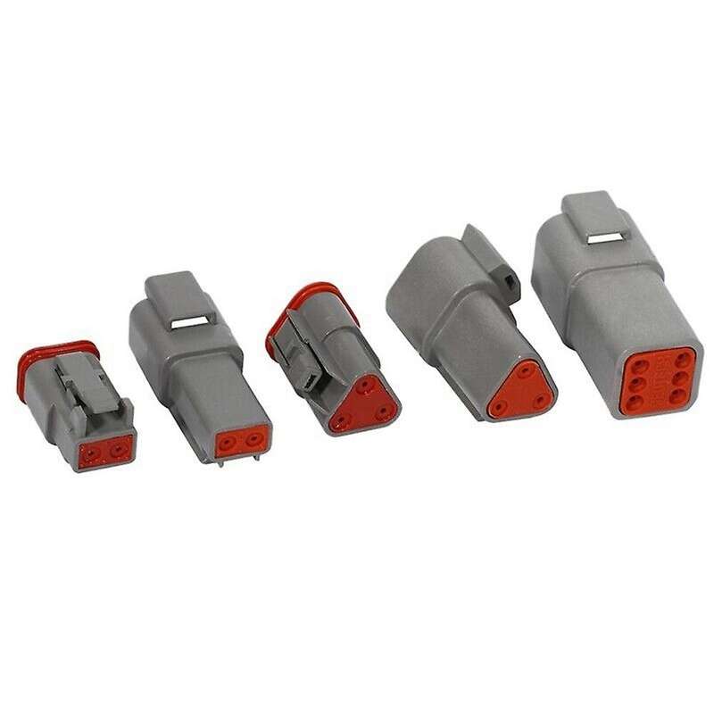 250 Pcs Car Wire Connector 2/3/4/6 Pin for Motorcycles Scooters Cars