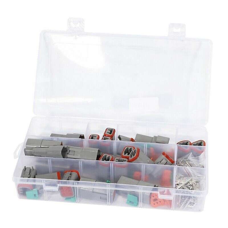 250 Pcs Car Wire Connector 2/3/4/6 Pin for Motorcycles Scooters Cars