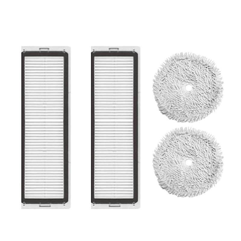 4pcs Washable Hepa Filter Mop Cloth for Xiaomi Dreame W10